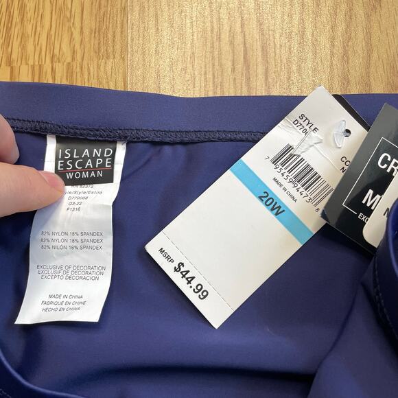 Island Escape Swim Skirt, 20W - Picture 6 of 7